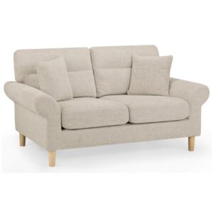 Folsom Fabric 2 Seater Sofa In Beige