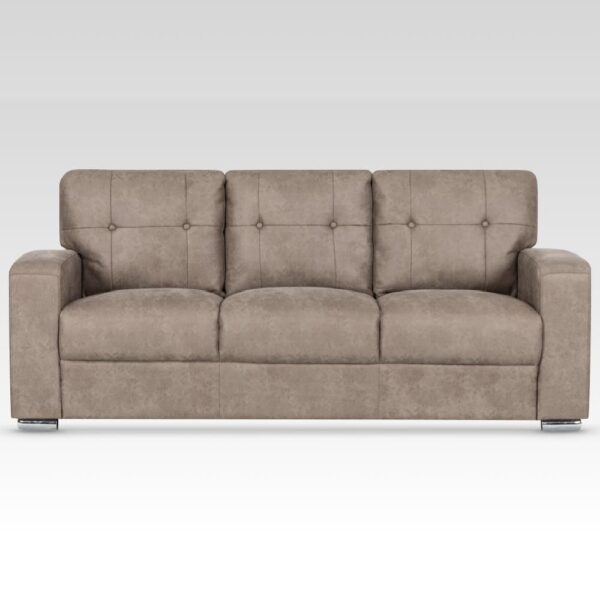 Hobart Fabric 3 Seater Sofa In Taupe